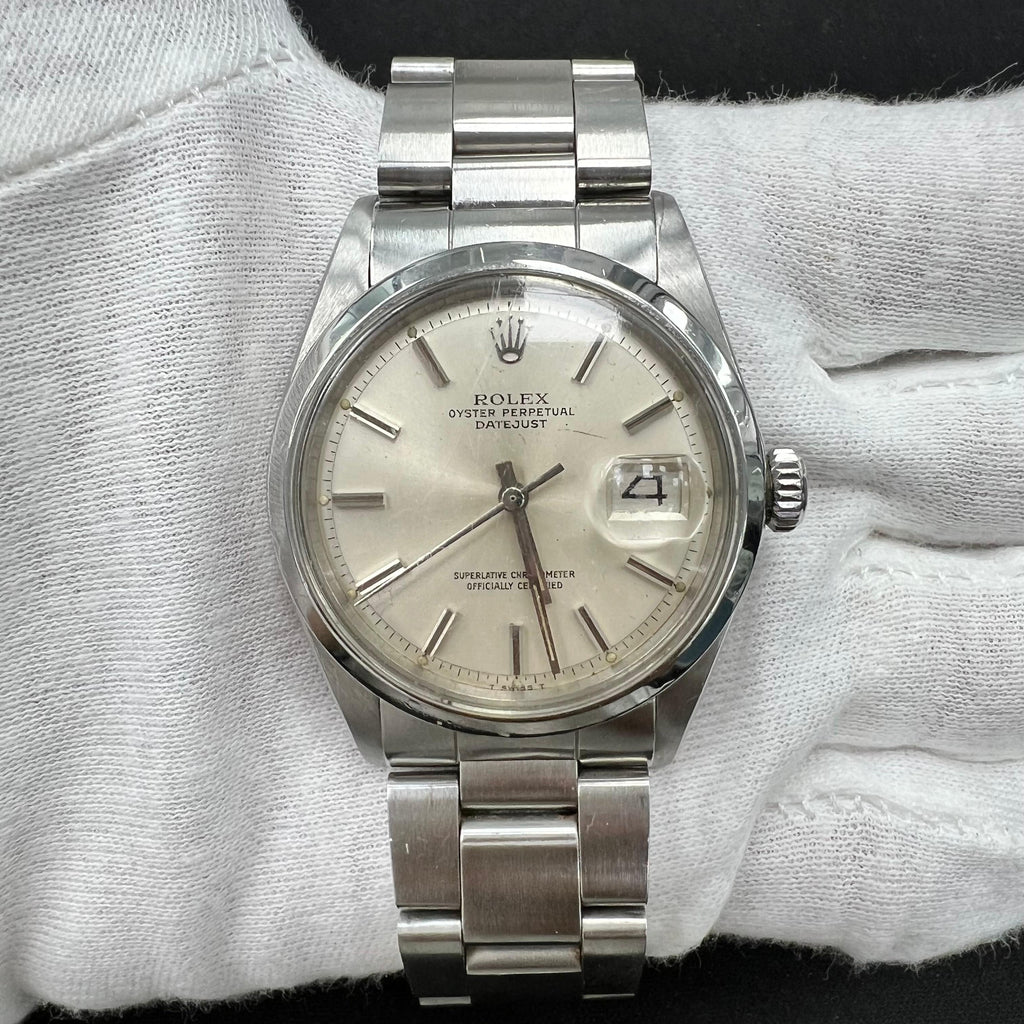 Rolex Datejust 36mm Stainless Steel Silver Dial Ref. 1603