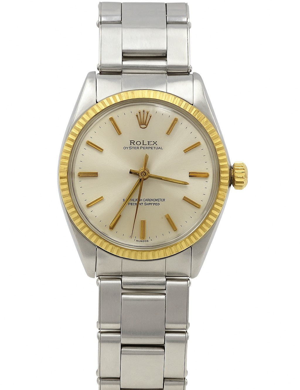 Rolex Oyster Perpetual 34mm Stainless Steel Silver Dial Ref. 1005