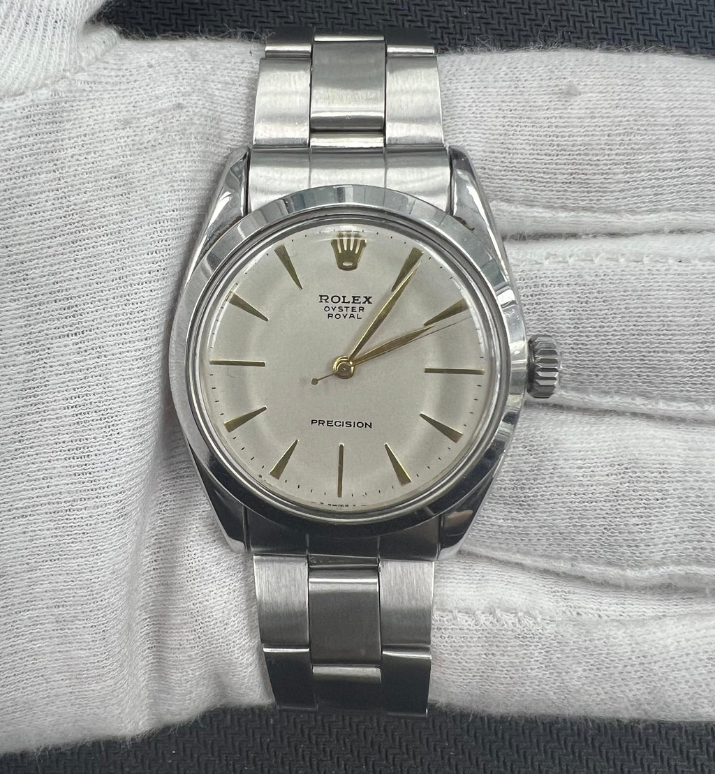 Rolex Precision 36mm Stainless Steel White Dial Ref. 6423