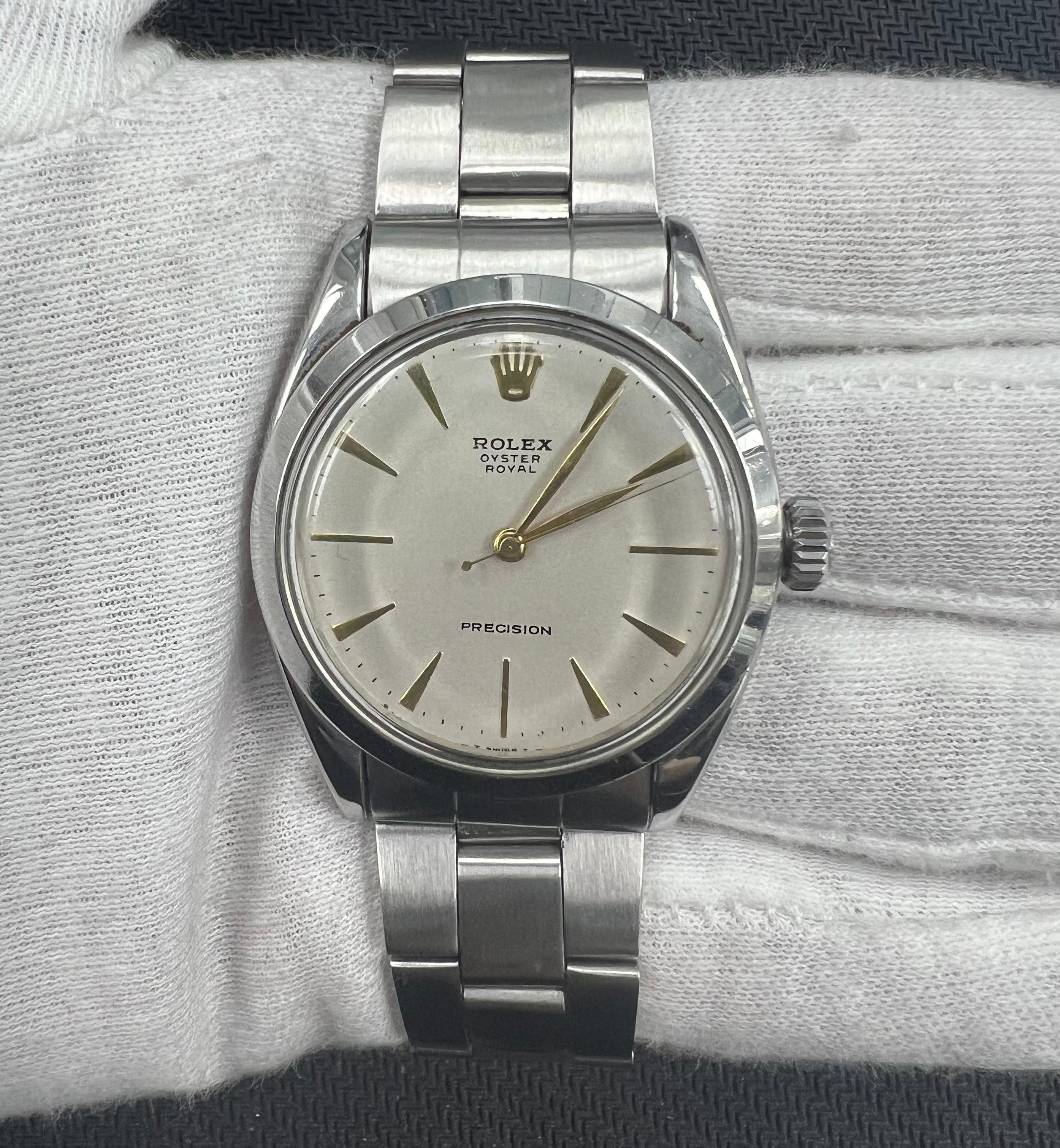 Rolex Precision 36mm Stainless Steel White Dial Ref. 6423