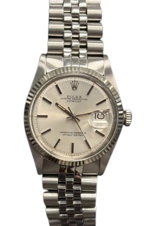 Rolex Datejust 36mm Stainless Steel Silver Dial Ref. 16030