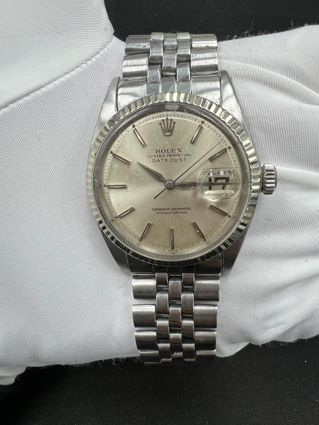 Rolex Datejust 36mm Stainless Steel Silver Dial Ref. 1601