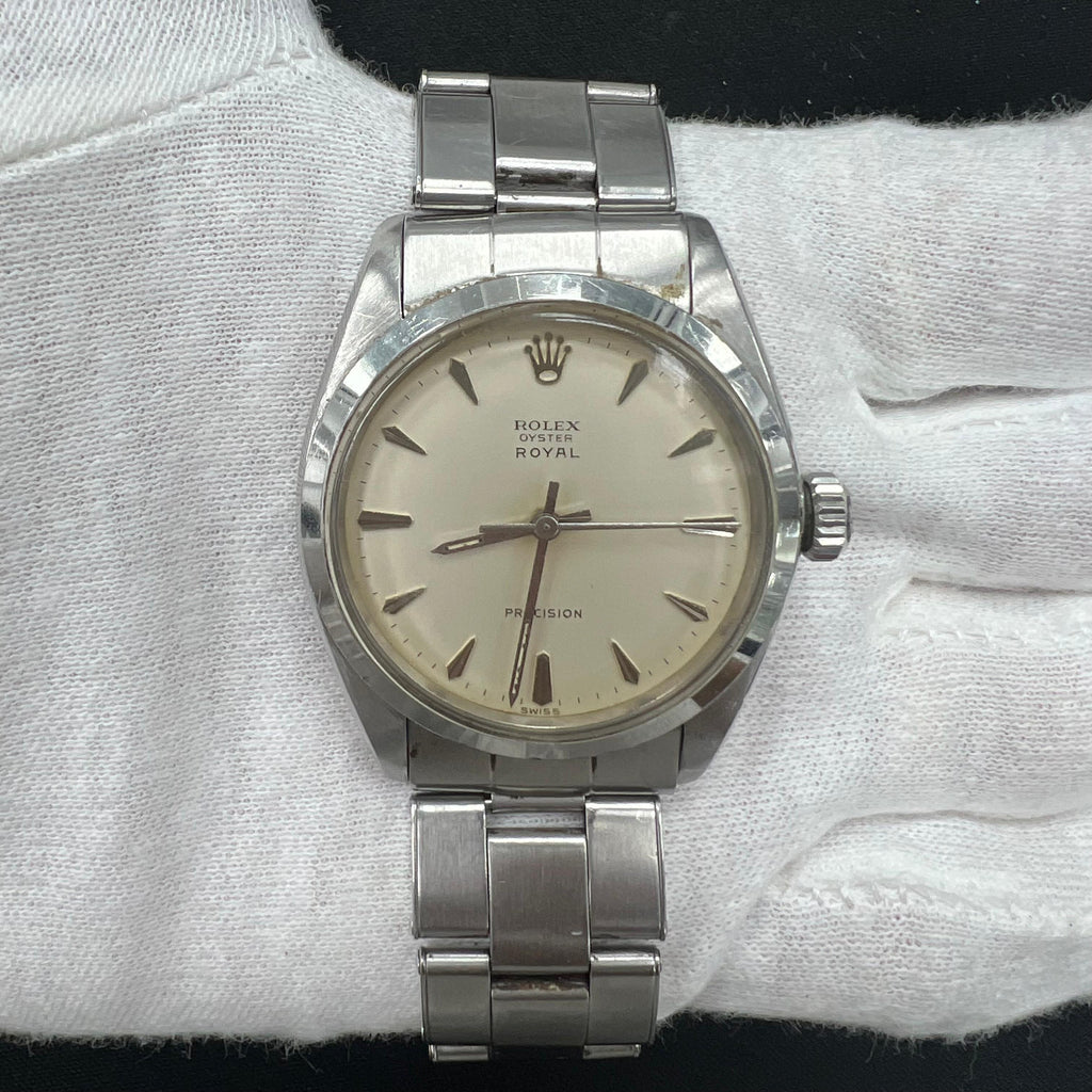 Rolex Oyster Precision 34mm Stainless Steel Silver Dial Ref. 6426