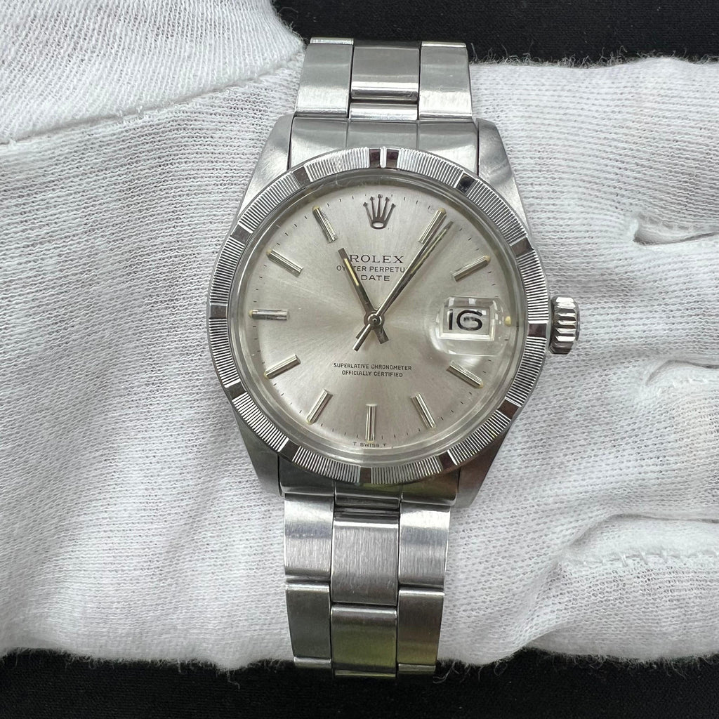 Rolex Oyster Precision 34mm Stainless Steel Silver Dial Ref. 6426