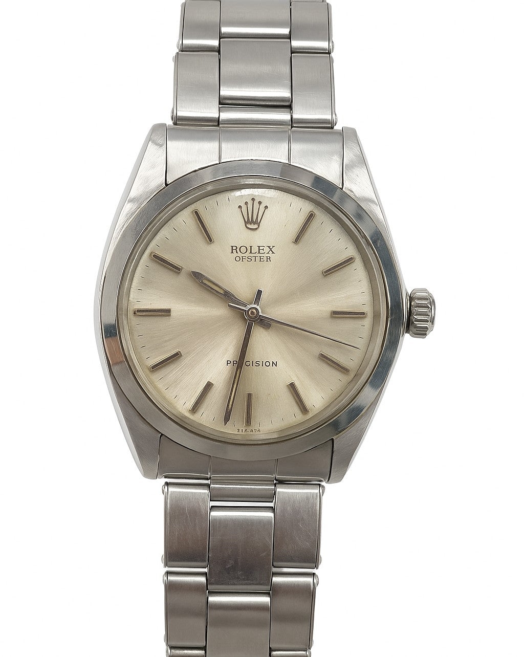 Rolex Precision 34mm Stainless Steel Silver Dial Ref. 6430