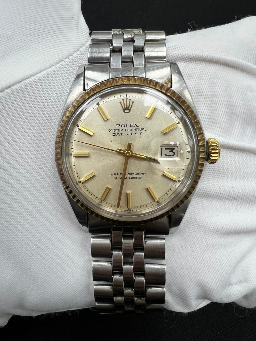 Rolex Datejust 36mm Stainless Steel Silver Dial Ref. 1601
