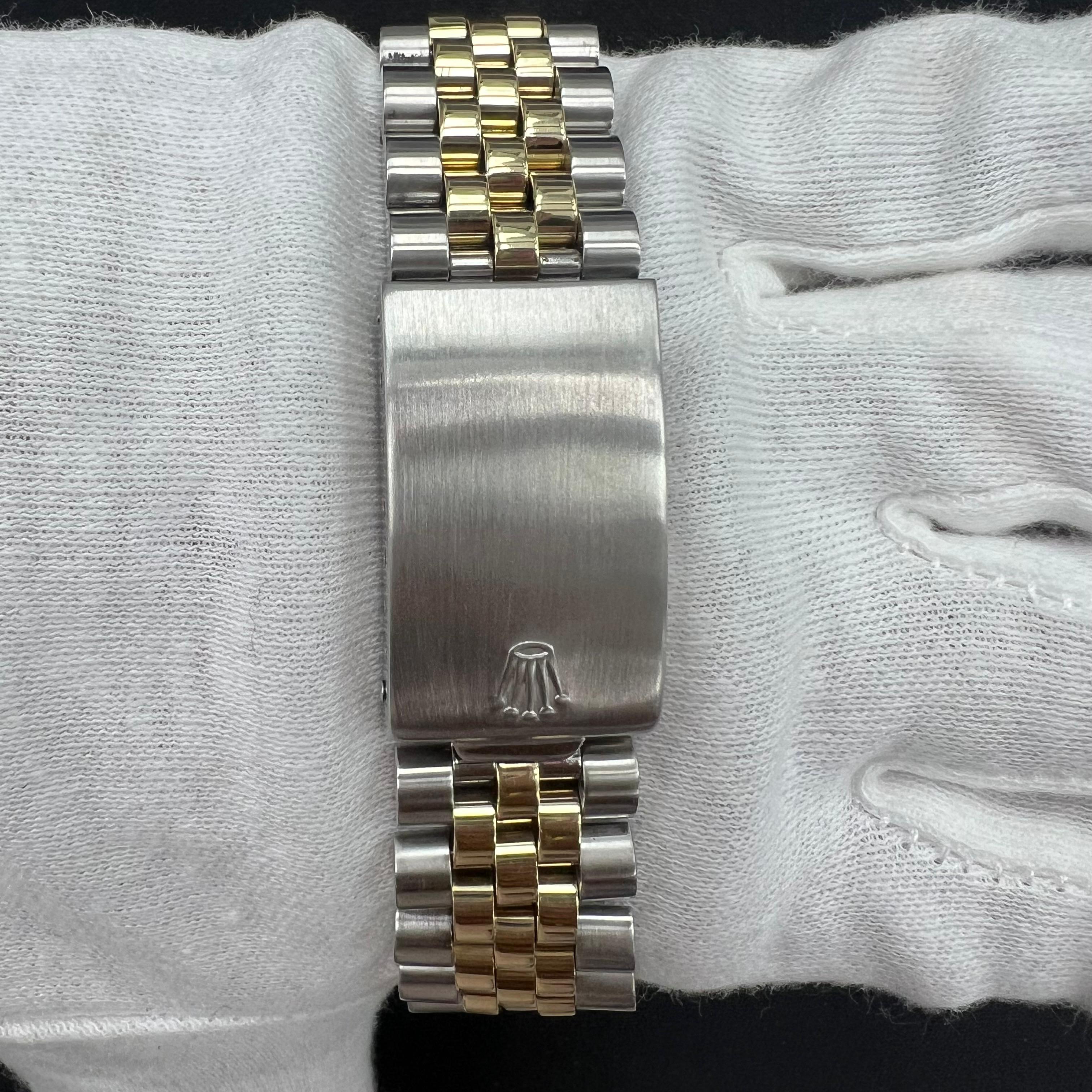 Rolex Datejust 36mm Two-Tone 18K Yellow Gold & Steel Champagne Dial Ref. 16013