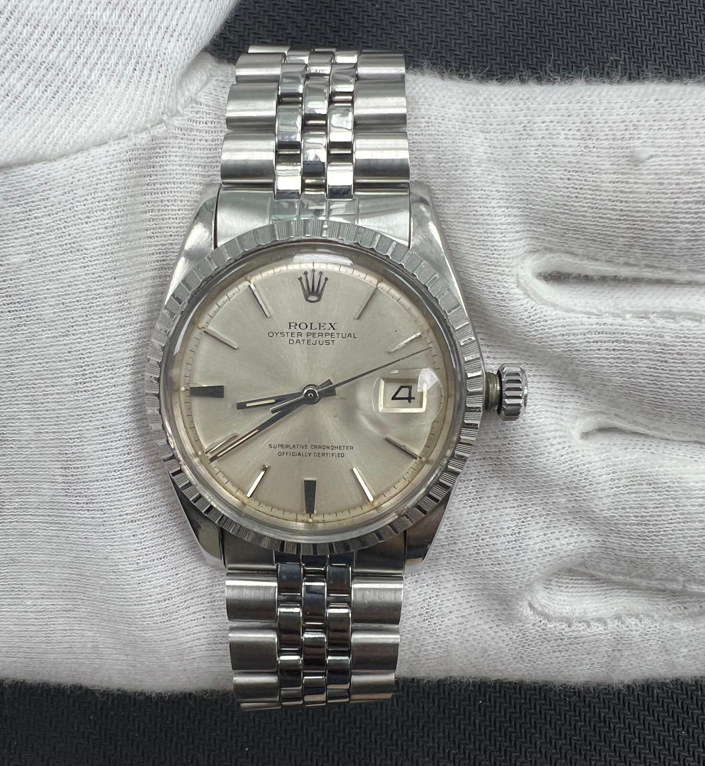 Rolex Datejust 36mm Stainless Steel Silver Dial Ref. 1603