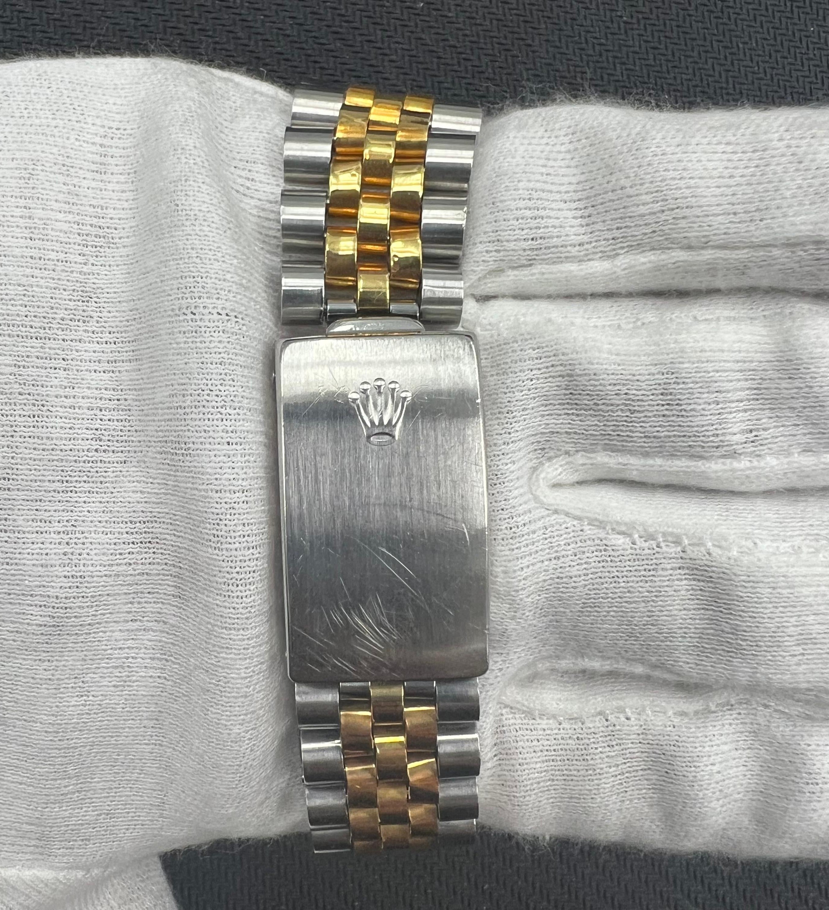 Rolex Datejust 36mm Two-Tone 18K Yellow Gold & Steel Champagne Dial Ref. 16013