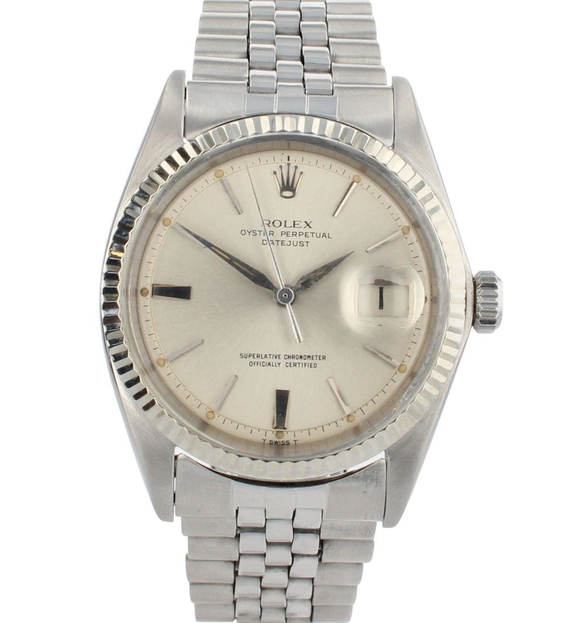 Rolex Datejust 36mm Stainless Steel Silver Dial Ref. 1601