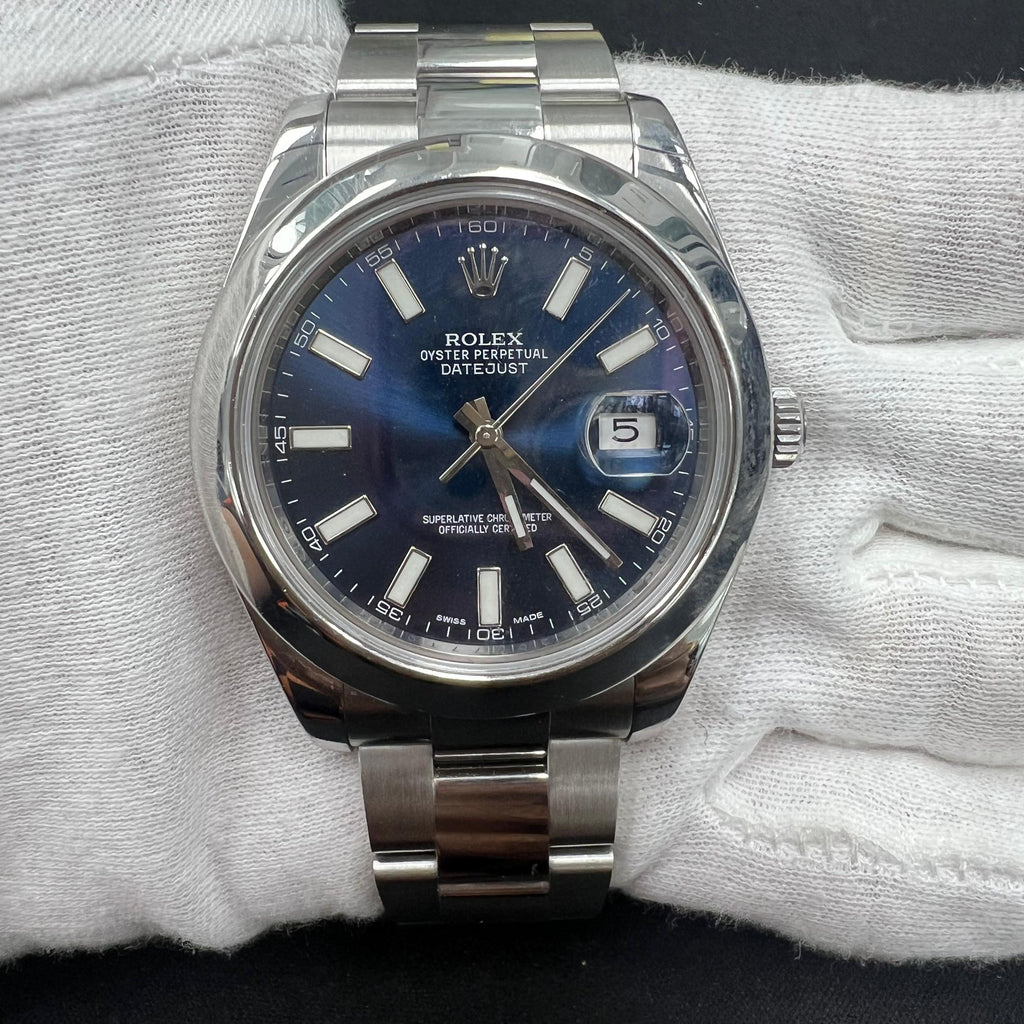 Rolex Datejust 41mm Stainless Steel Blue Dial Ref. 126300