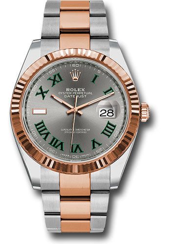 Rolex Datejust 41mm Two-Tone 18K Rose Gold & Steel Wimbledon Dial Ref. 126331