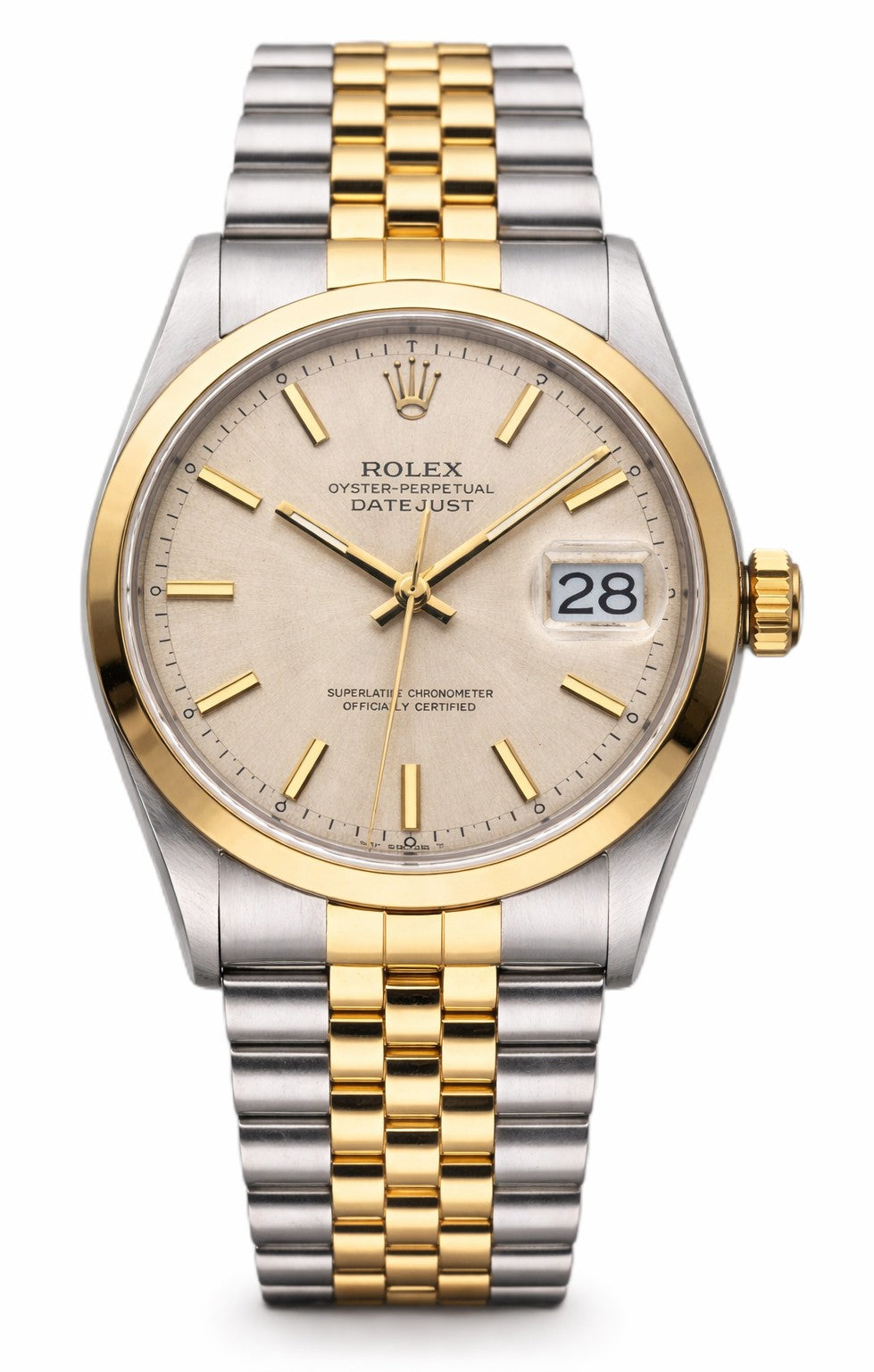 Rolex Datejust 31mm Two-Tone 18K Yellow Gold & Steel Champagne Dial Ref. 68273