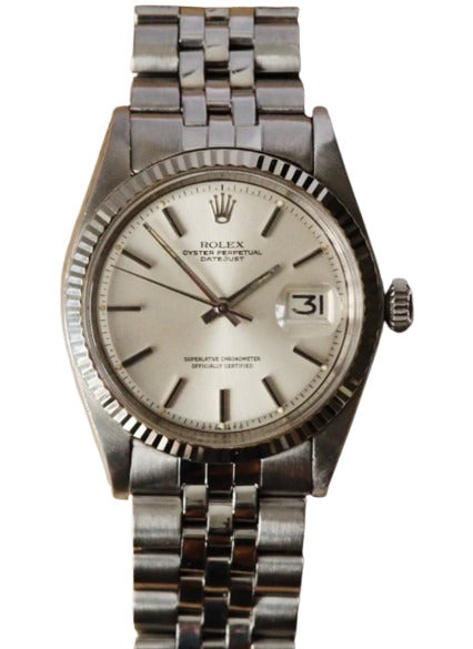 Rolex Datejust 36mm Stainless Steel Silver Dial Ref. 1601