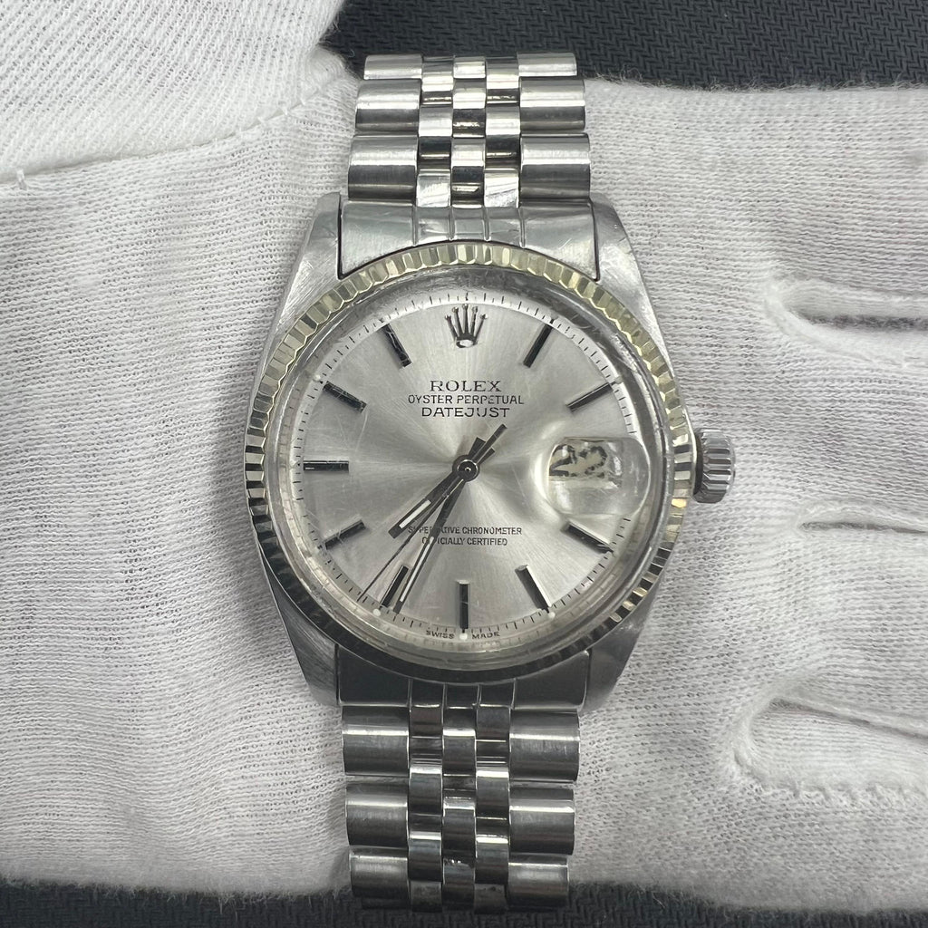 Rolex Datejust 36mm Stainless Steel Silver Dial Ref. 1601