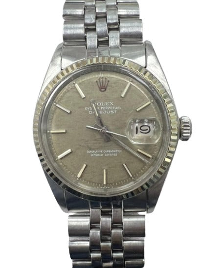 Rolex Datejust 36mm Stainless Steel Grey Dial Ref. 1601