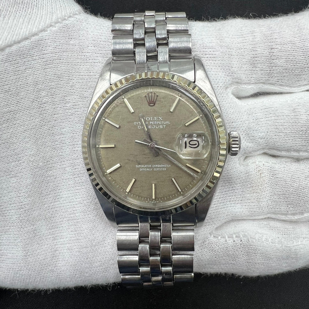 Rolex Datejust 36mm Stainless Steel Grey Dial Ref. 1601