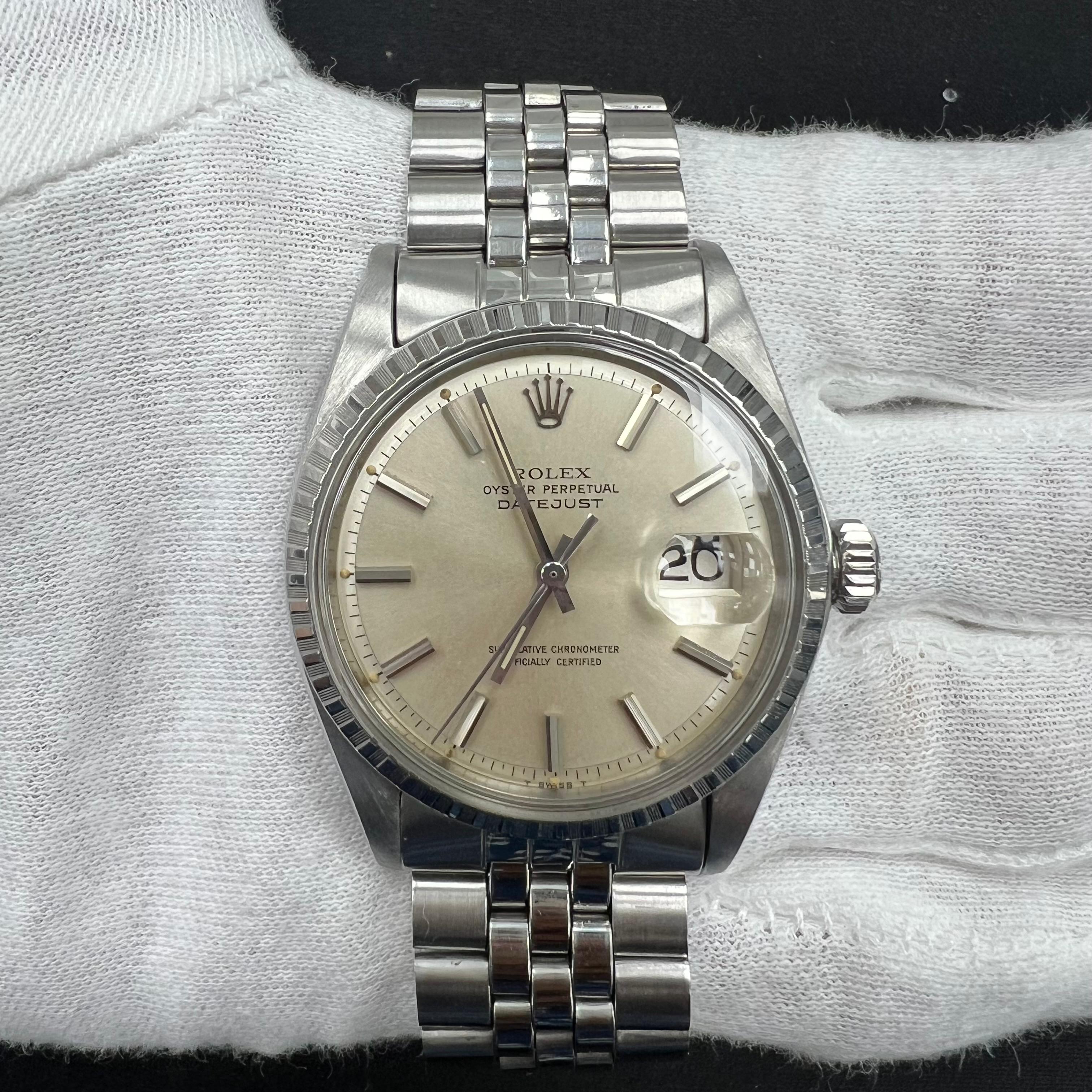 Rolex Datejust 36mm Stainless Steel Silver Dial Ref. 6605
