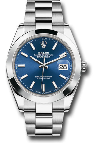 Rolex Datejust 41mm Stainless Steel Blue Dial Ref. 126300