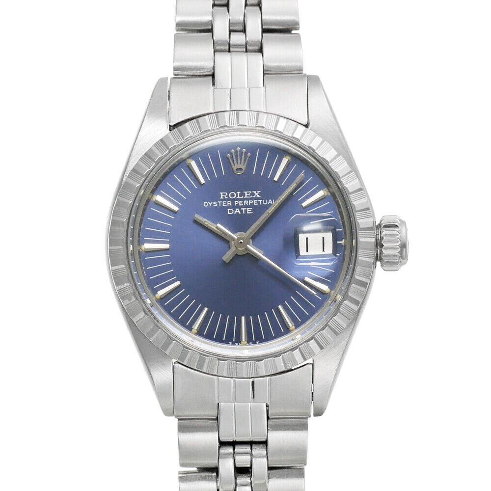 Rolex Lady Date Just 26mm Stainless Steel Blue Dial Ref. 6917