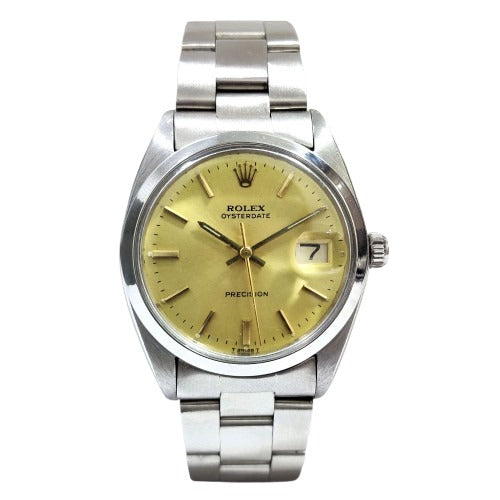 Rolex Precision 34mm Stainless Steel Champagne Dial Ref. 6694