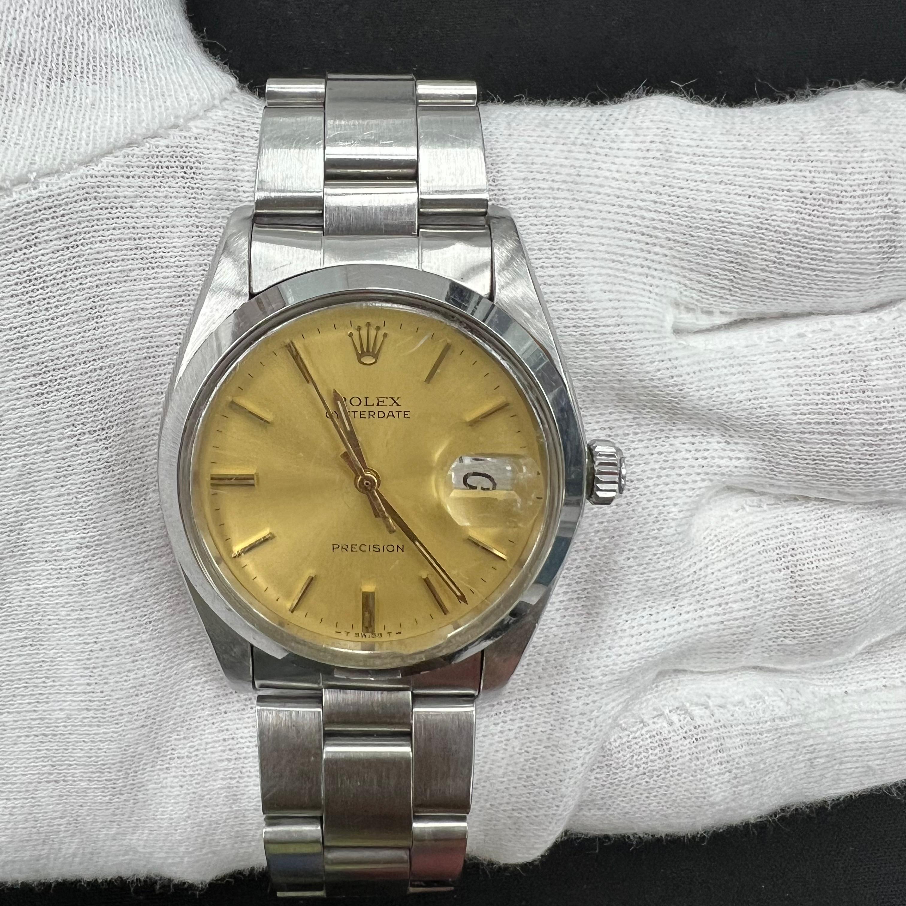 Rolex Precision 34mm Stainless Steel Champagne Dial Ref. 6694