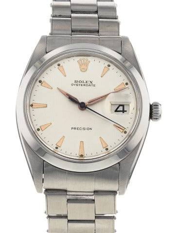 Rolex Precision 36mm Stainless Steel White Dial Ref. 6694WH