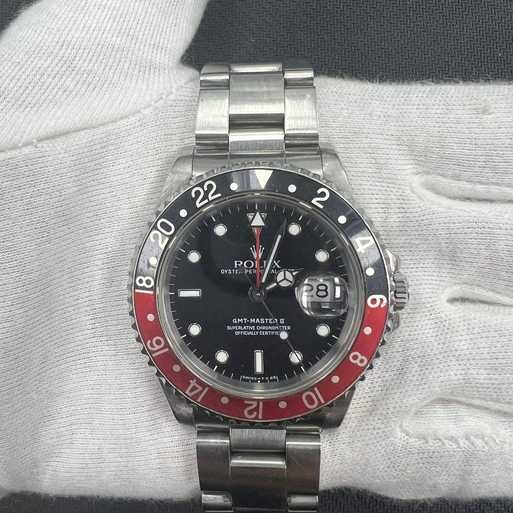 Rolex GMT Master II 40mm Stainless Steel Black Dial Ref. 16710