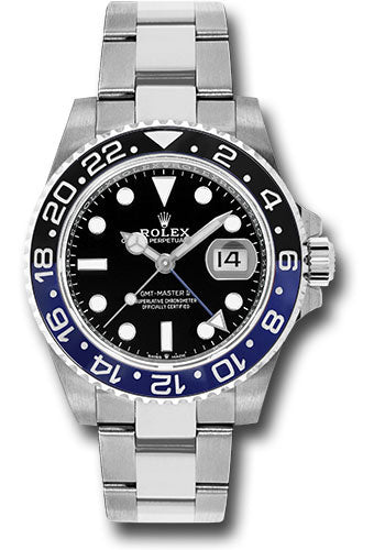 Rolex GMT Master II 40mm Stainless Steel Black Dial Ref. 126710BLNR