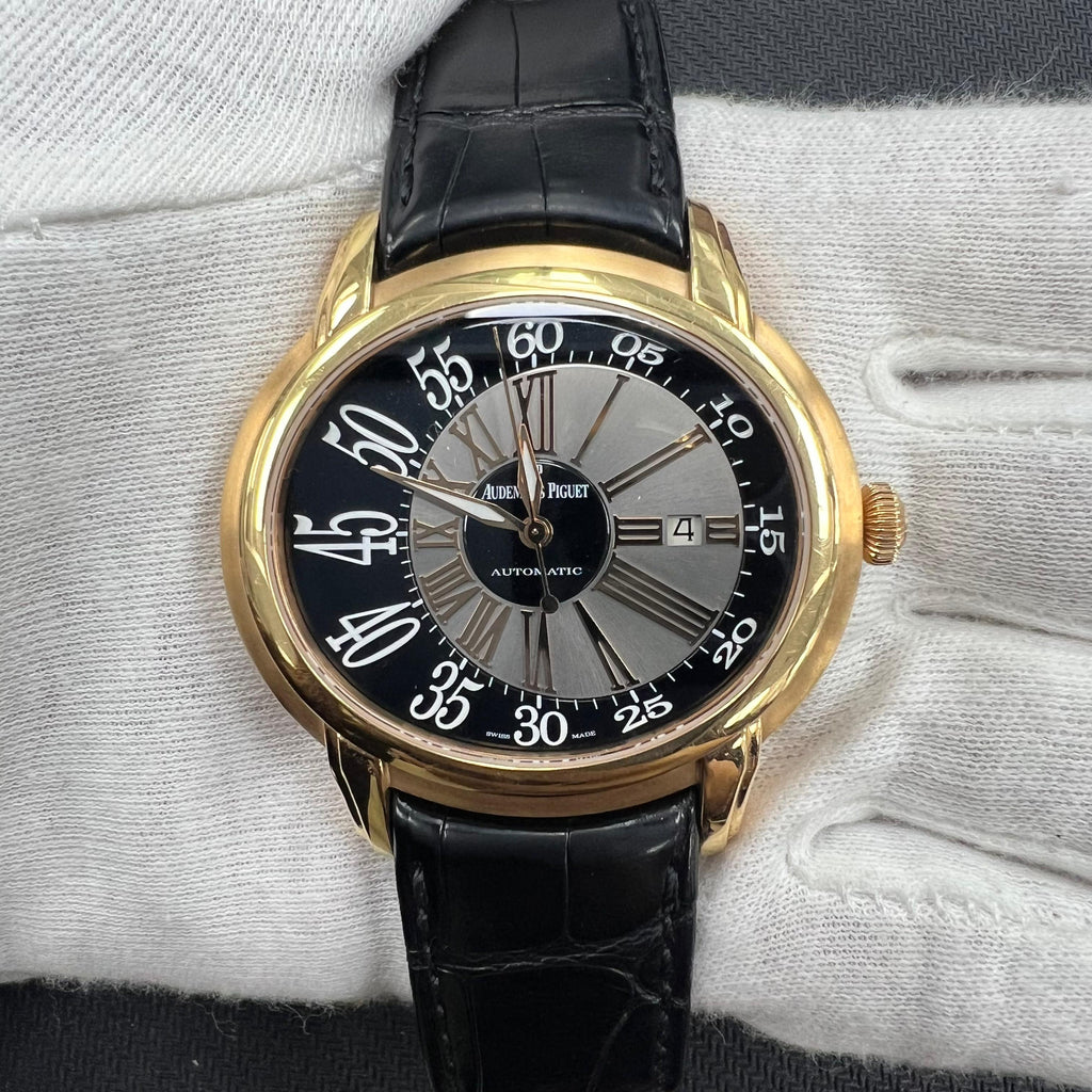 Audemars Piguet Millenary 45mm 18K Yellow Gold Black Dial Ref. 15320BC.OO.D002CR.01