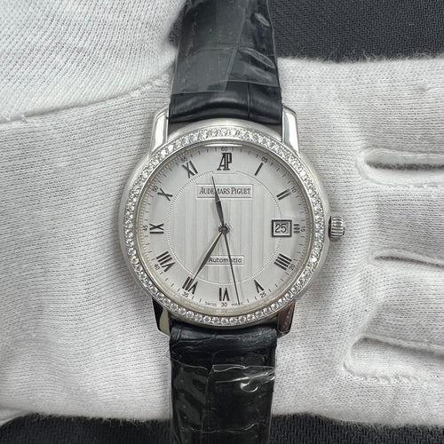 Audemars Piguet Jules 39mm 18K White Gold White Roman Dial Ref. 15171BC.ZZ.A002CR.01