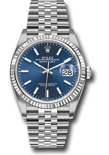 Rolex Datejust 36mm Stainless Steel Blue Dial Ref. 126234
