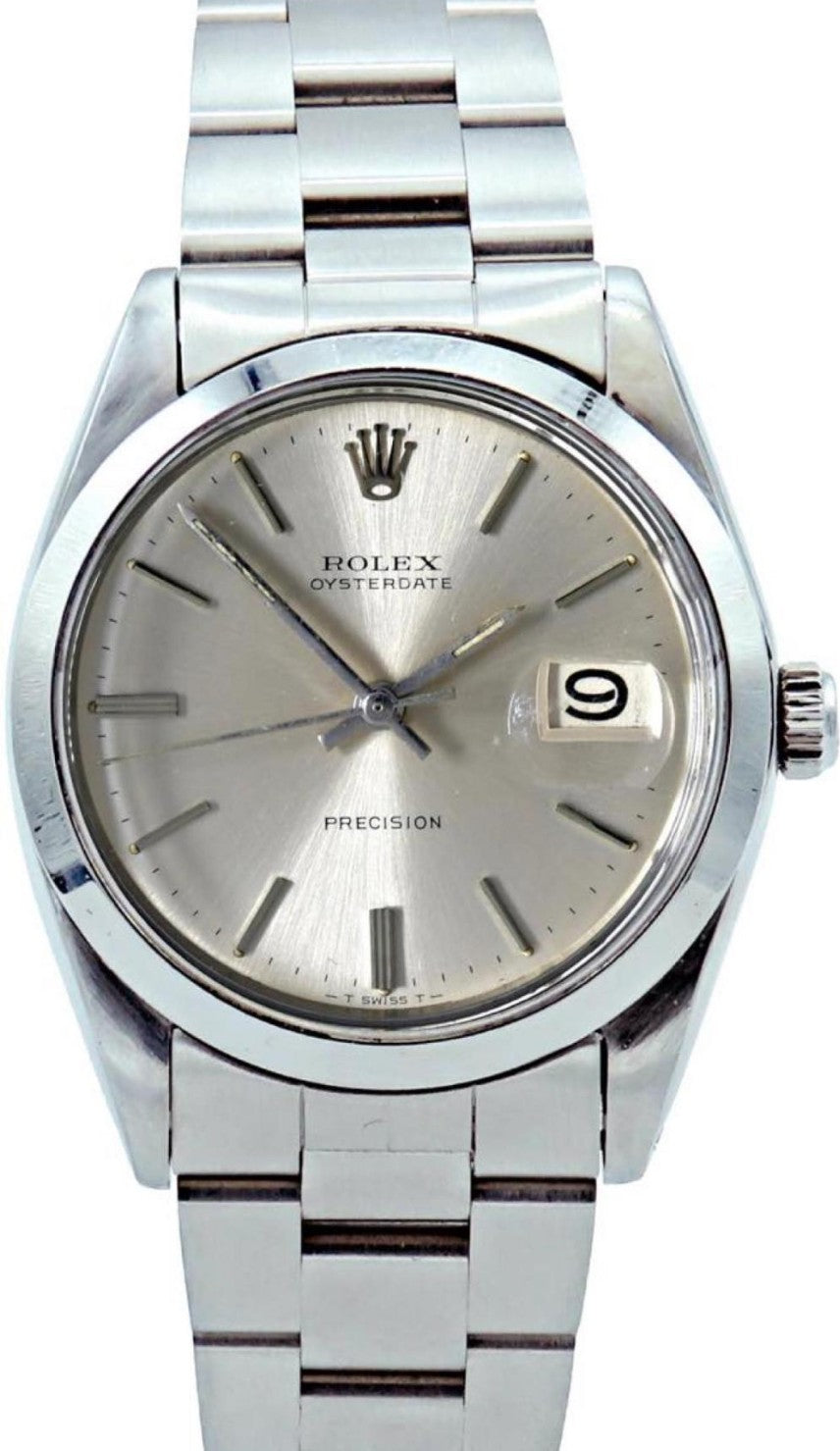 Rolex Precision 36mm Stainless Steel Silver Dial Ref. 6694SV