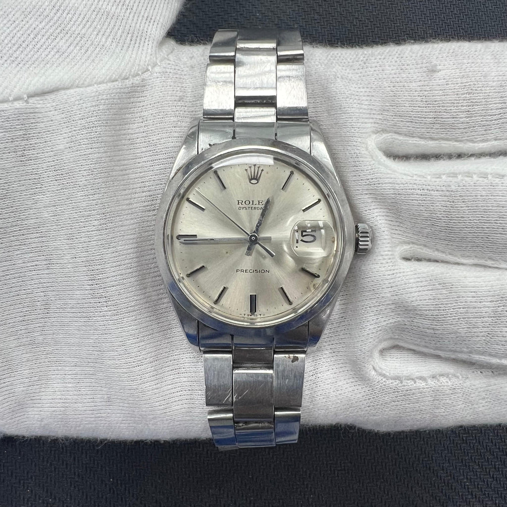 Rolex Precision 36mm Stainless Steel Silver Dial Ref. 6694SV