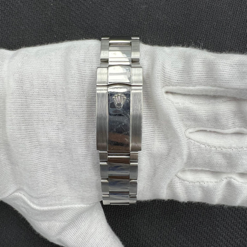 Rolex Datejust II 41mm Stainless Steel Black Roman Diamond Dial Ref. 116300