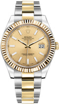 Rolex Datejust II 41mm Two-Tone 18K Yellow Gold & Steel Champagne Dial Ref. 116333