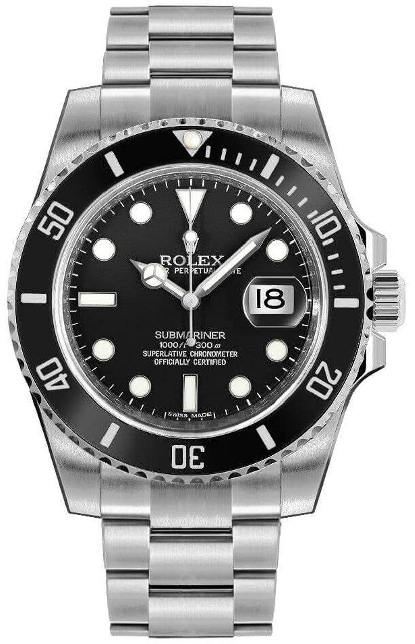Rolex Submariner Date 40mm Stainless Steel Black Dial Ref. 116610LN