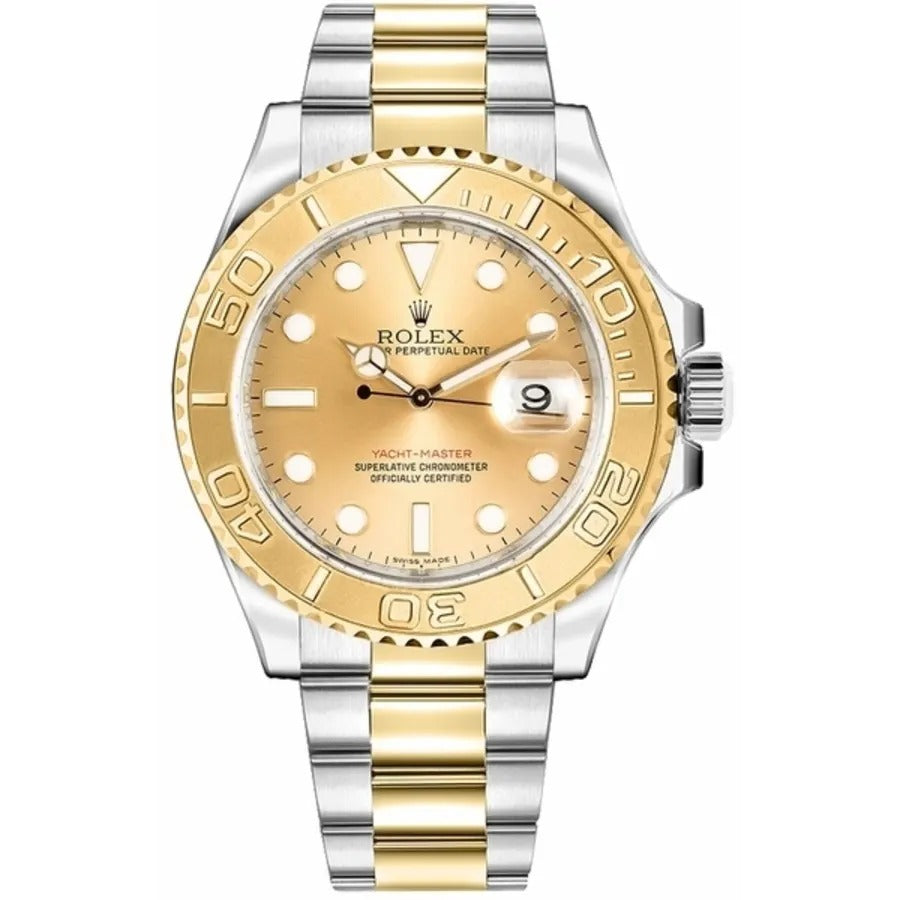 Rolex Yachtmaster 40mm Two-Tone 18K Yellow Gold & Steel Champagne Dial Ref. 16623