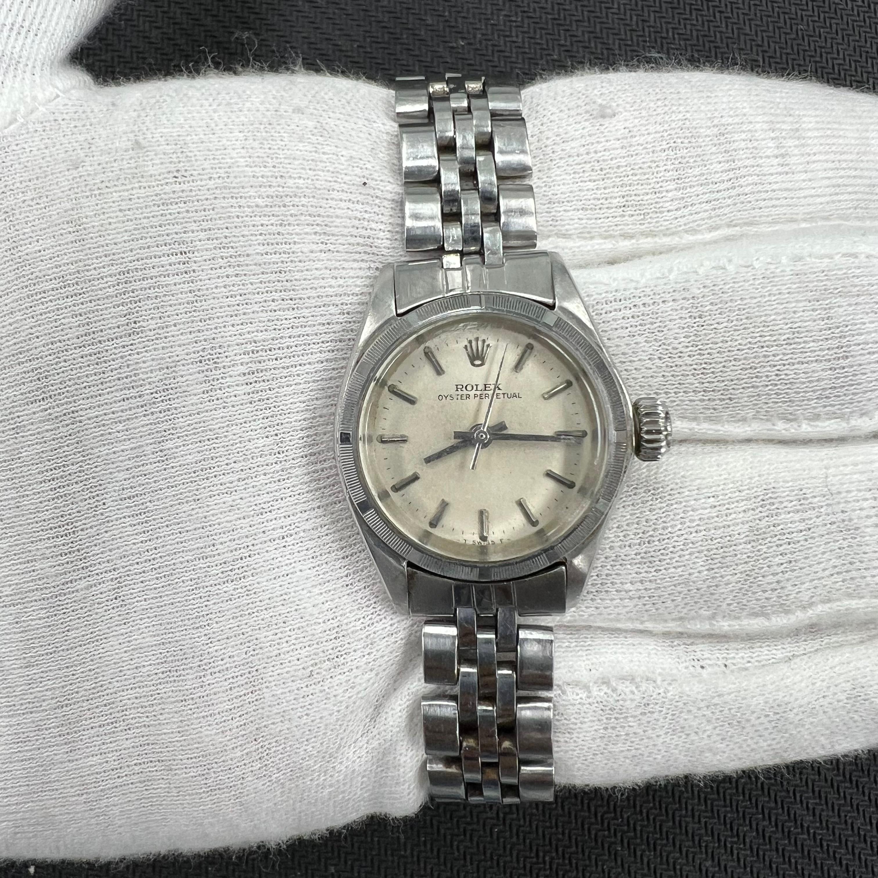 Rolex Oyster Perpetual 26mm Stainless Steel Silver Dial Ref. 6619