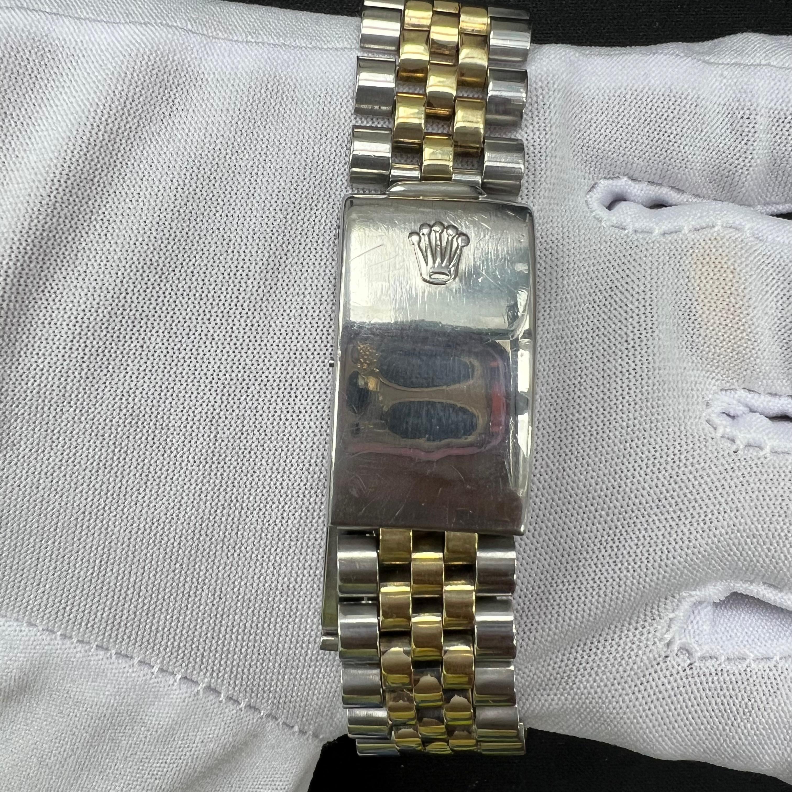 Rolex Datejust 36mm Two-Tone 18K Yellow Gold & Steel Champagne Dial Ref. 16013