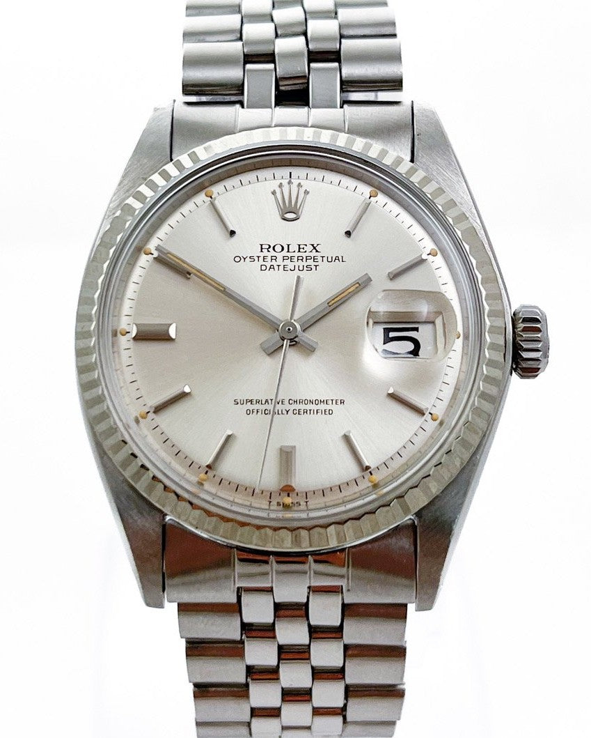Rolex Datejust 36mm Stainless Steel Silver Dial Ref. 1601