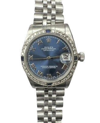 Rolex Datejust 31mm Stainless Steel Blue Roman Dial