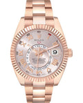 Rolex Sky Dweller 42mm 18K Rose Gold Sundust Roman Dial Ref. 326935