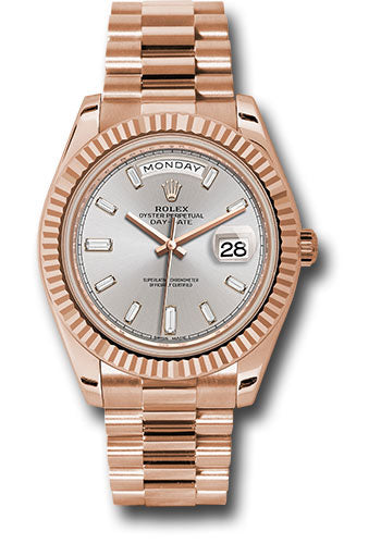 Rolex Day-Date 40mm 18K Rose Gold Sundust Diamond Dial Ref. 228235