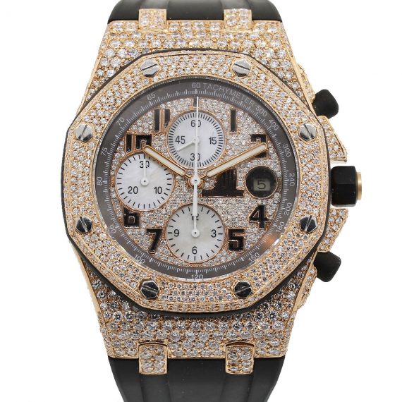 Audemars Piguet Royal Oak Offshore 42mm 18K Rose Gold Diamond Dial Ref. 26570OR