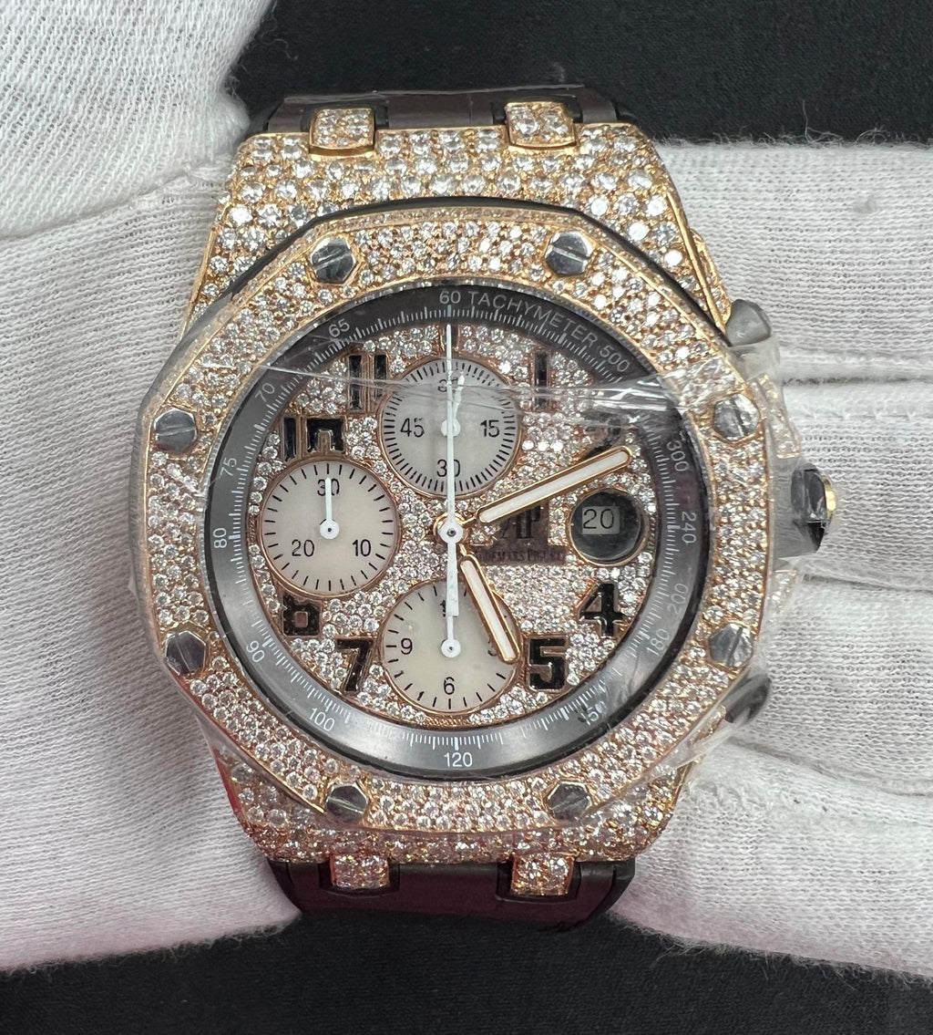 Audemars Piguet Royal Oak Offshore 42mm 18K Rose Gold Diamond Dial Ref. 26570OR