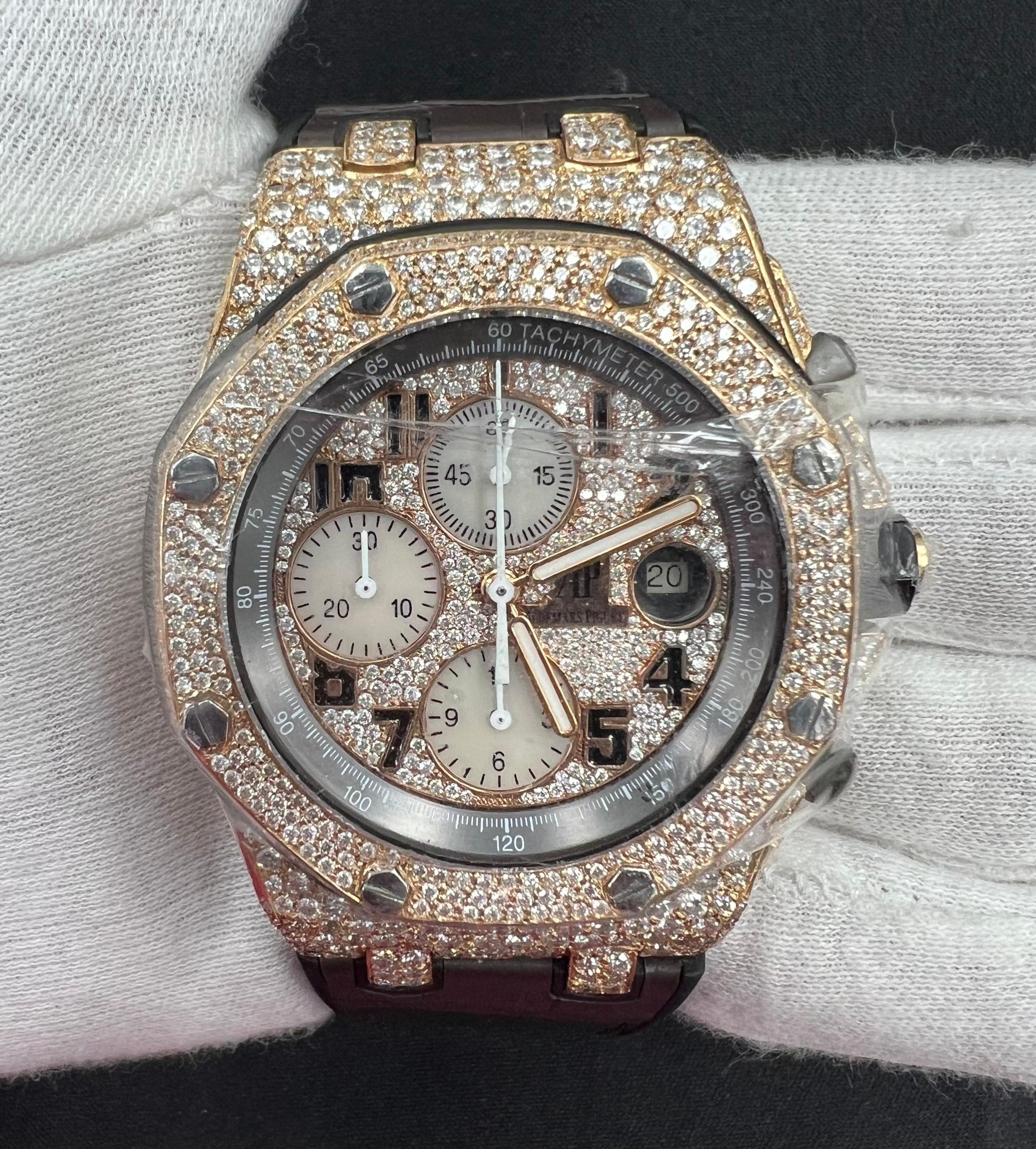 Audemars Piguet Royal Oak Offshore 42mm 18K Rose Gold Diamond Dial Ref. 26570OR
