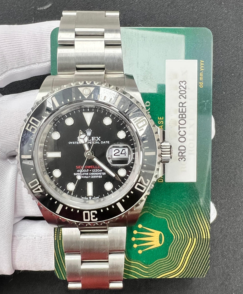 Rolex Sea Dweller 43mm Stainless Steel Black Dial Ref. 126600