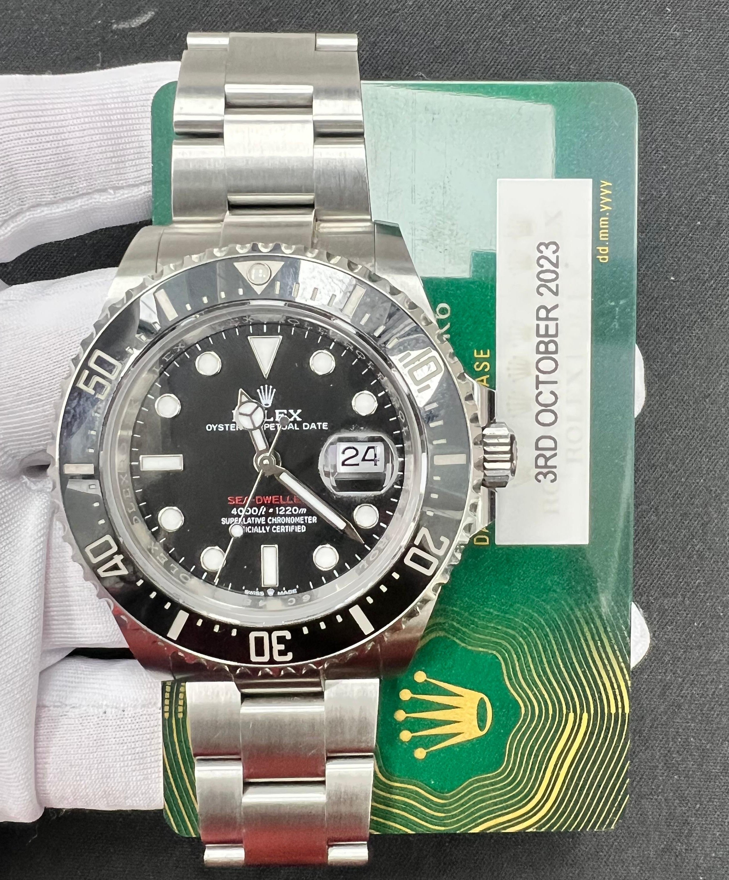 Rolex Sea Dweller 43mm Stainless Steel Black Dial Ref. 126600