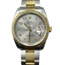 Rolex Datejust 36mm Two-Tone 18K Yellow Gold & Steel Grey Dial Ref. 116233